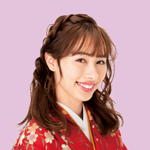 ルーズ編み込み 卒業袴レンタル きもの鈴乃屋 ルーズ編み込み 卒業袴レンタル きもの鈴乃屋